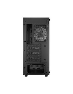 Deepcool CC560 V2 без БП, боковое окно (закаленное стекло), 3x120мм LED вентилятор спереди и 1x120мм LED вентилятор сзади, черный, ATX