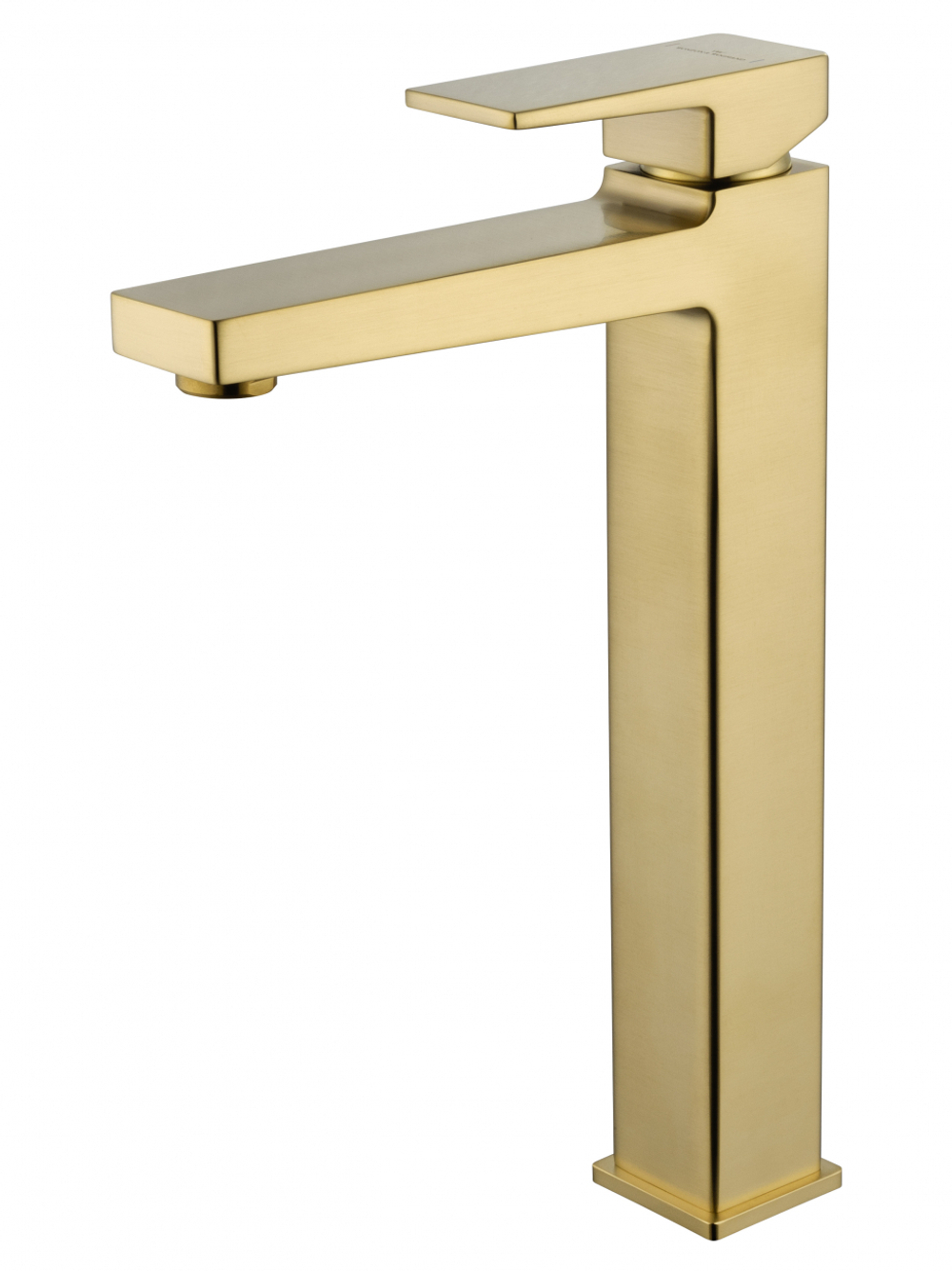 Смеситель для раковины высокий WONZON & WOGHAND CUBE 2.0, Брашированное золото (WW-88019068-BG)