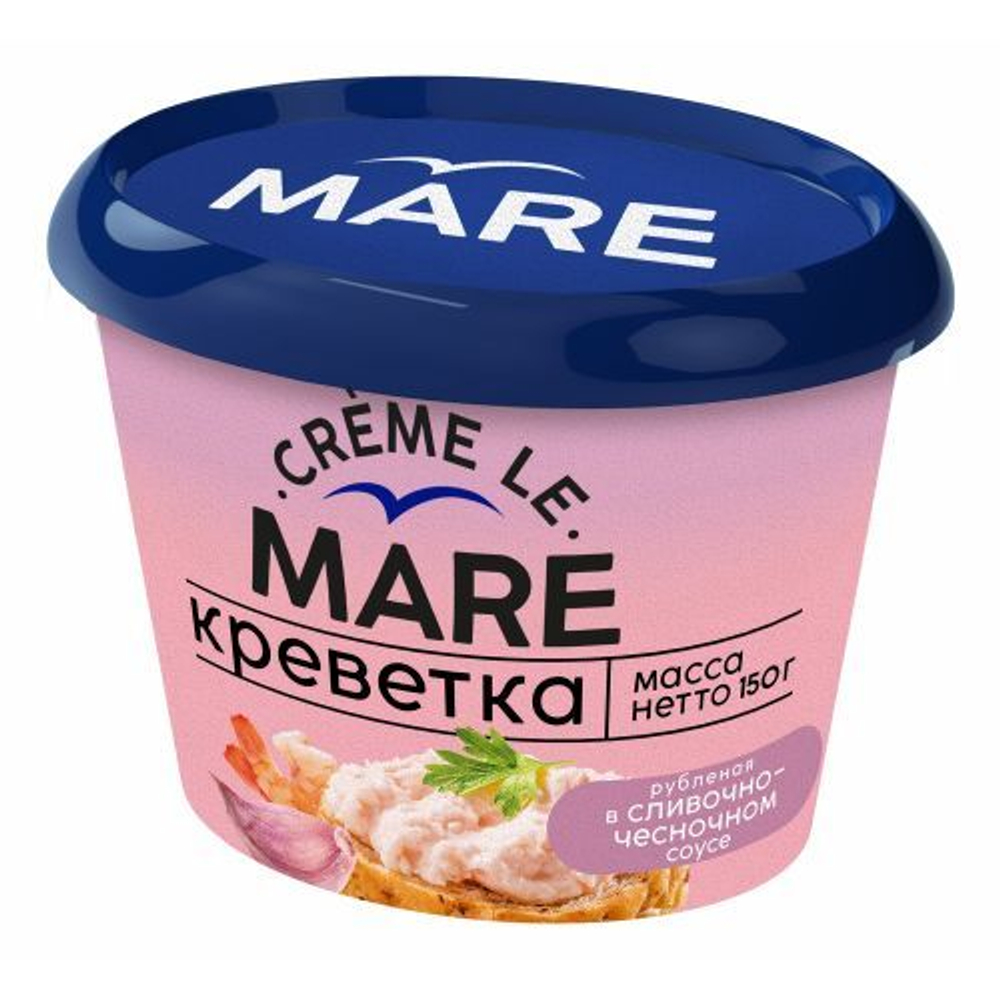 Балтийский Берег Creme Le Mare Креветка рублен. в сливочно-чесночном соусе 150 гр