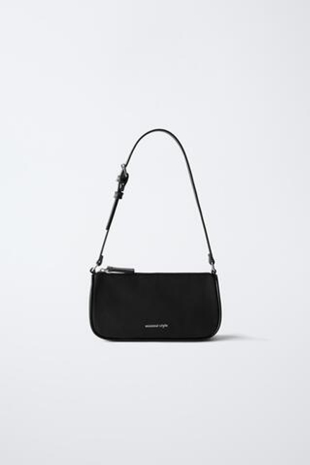 ZARA СУМКА ЧЕРЕЗ ПЛЕЧО, ЧЕРНЫЙ