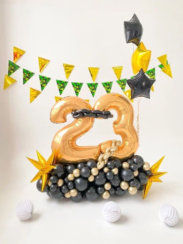 Шары на 23 февраля №24