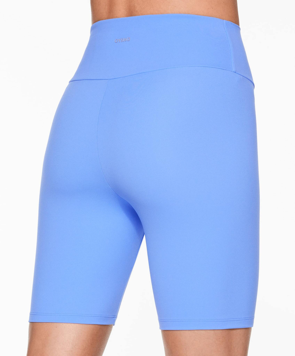 OYSHO Легинсы-велосипедки Comfortlux с высокой посадкой длиной 20 см, лавандовый