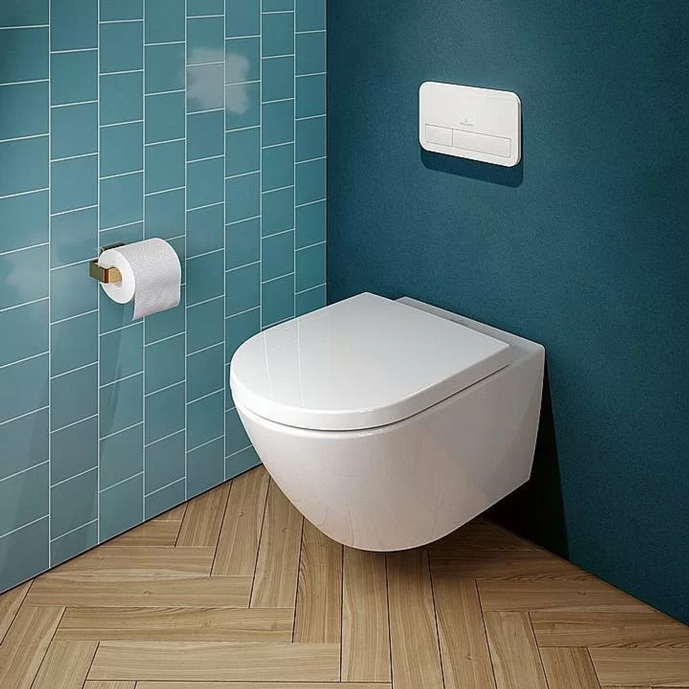 Унитаз подвесной Villeroy&Boch Subway 3.0 4670T0R1 альпийский белый, безободковый, слив торнадо