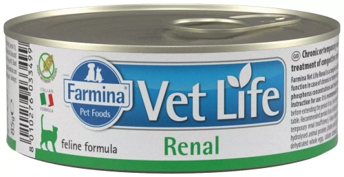 Farmina Vet Life Cat Renal Паштет для кошек при почечной недостаточности 85г