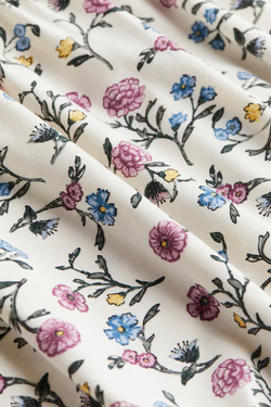 H&M Платье с принтом, белый