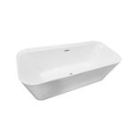 Ванна акриловая Vincea VBT-401-1700MW, 1700*800*580, цвет белый мат, слив-перелив в комплекте, , шт