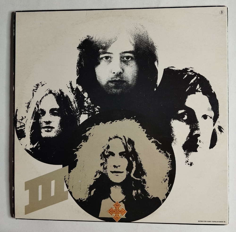 Винтажная виниловая пластинка LP Led Zeppelin III (France 1975)