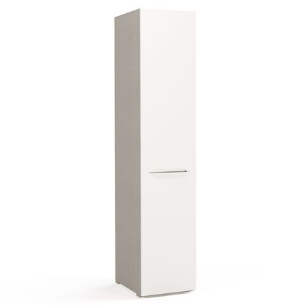 MR1101.2 Шкаф 61.101 Арт. 61.101.0.33.386 Шенилл темный Белый матовый