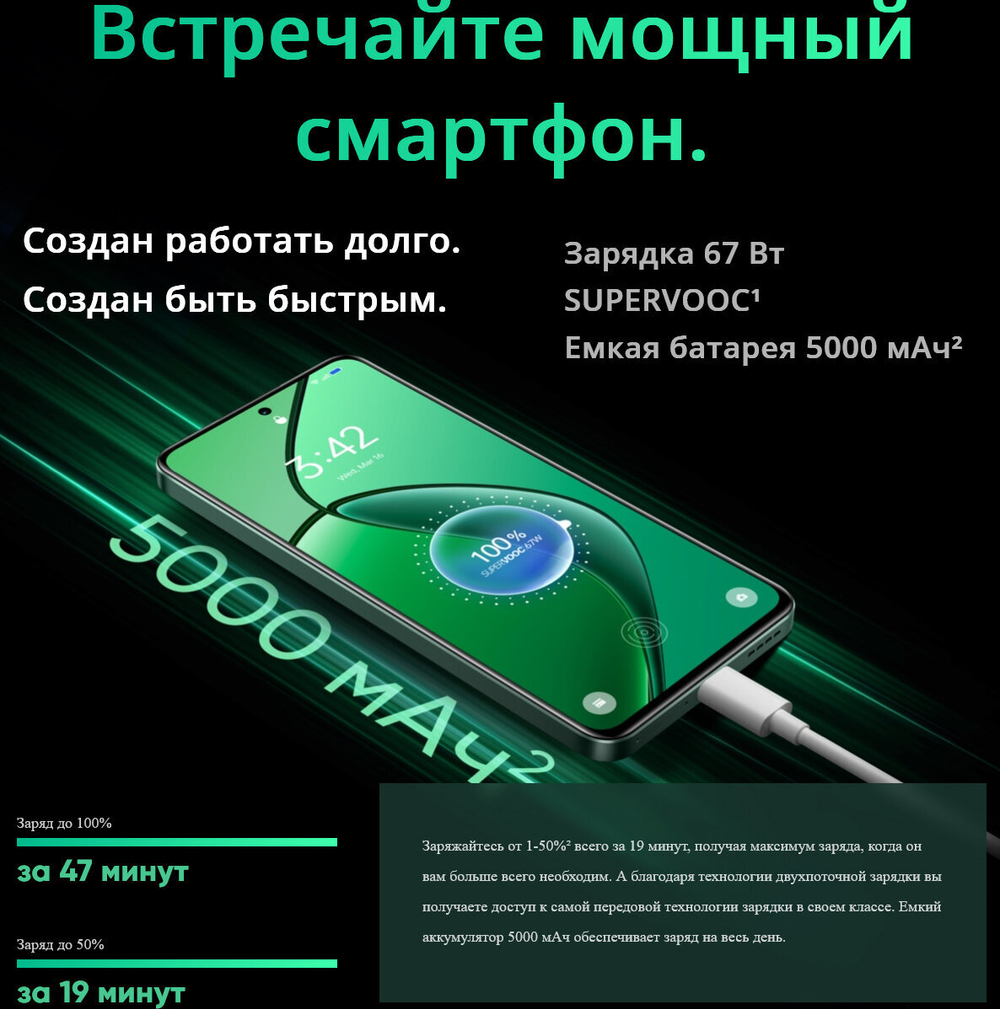Смартфон Realme 12 8/512 ГБ, Ростест(ЕАС), 2 nano SIM, Голубой Рассвет