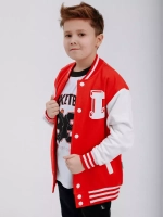 Красный бомбер для школы и сада