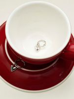 Подвеска Замочек на шнурке