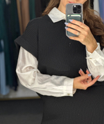 Двойка Lumina вязаная (топ и юбка)