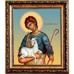 Авель праведный, сын Адама. Икона на холсте.