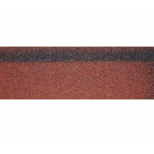 Черепица коньково-карнизная Roofshield Hip Ridge HR-50 красная