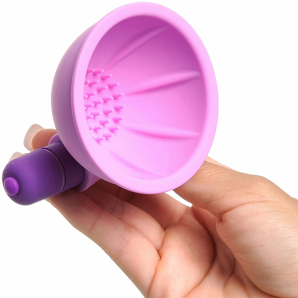 Виброприсоски-стимуляторы на соски PipeDream Fantasy for Her Vibrating Nipple Suck Purple 492012