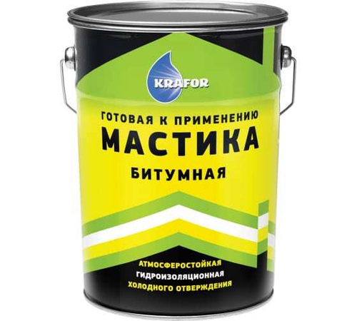 Мастика битумная 16кг Крафор 43897