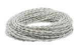 Ретро провод витой Белый Шелк Interior Wire Магус ТМ ПВР2075-К002 / 2х2,5