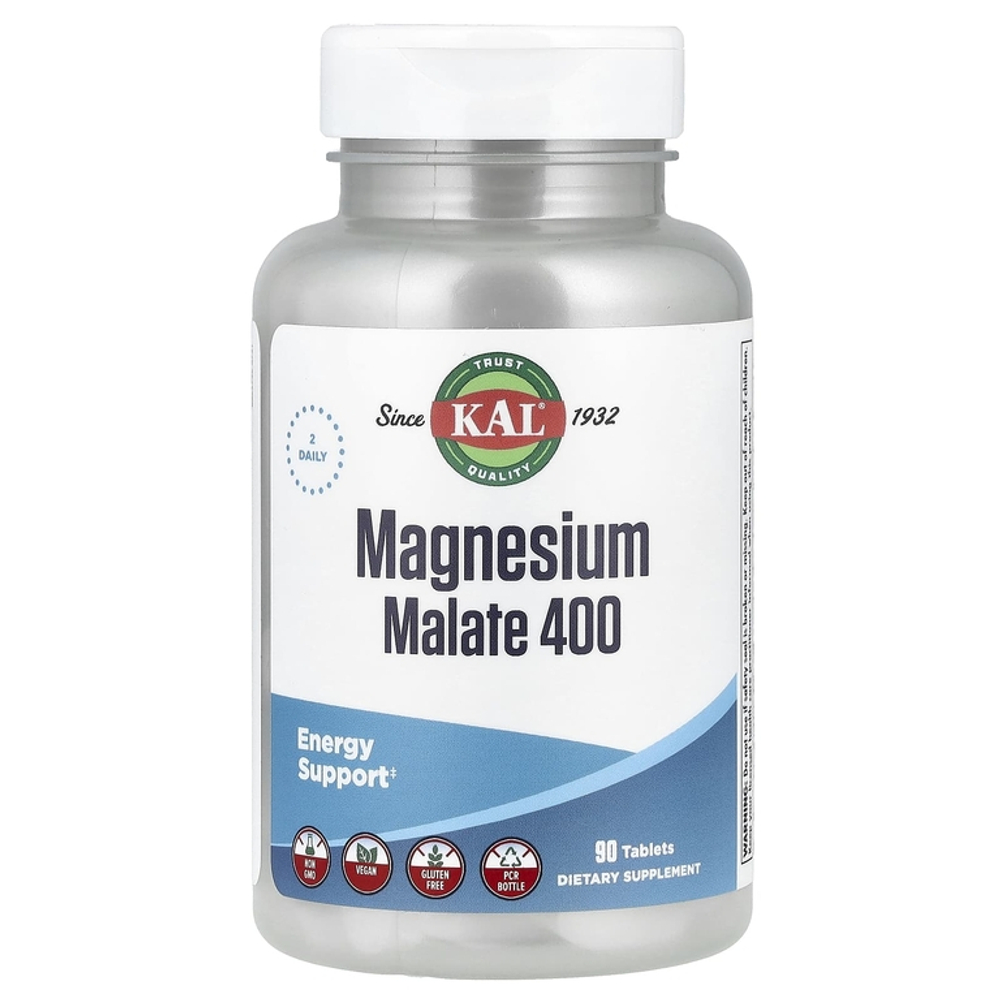 KAL Magnesium Malate 400 90 таблеток