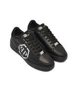 Кожаные кроссовки hexagon Philipp Plein - черный(MSC3981 PLE005N)