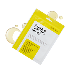 BE-HOPE Luxury VEGAN PORE LIFTING Mask - Набор тканевых масок для сужения пор с лифтинг эффектом (5 шт)