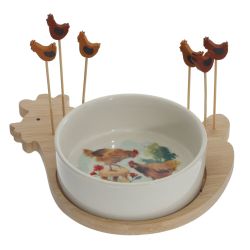 GAEM Подставка для закусок, 160 мл, L17 W17,5 H10 см