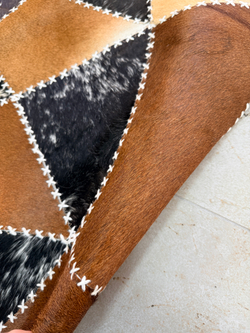 Ковер овальный натуральный Телячья шкура , 240х140