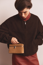 Bomber JANE dark brown color