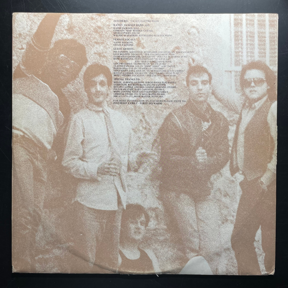 Zucchero & The Randy Jackson Band (Италия 1985г.)
