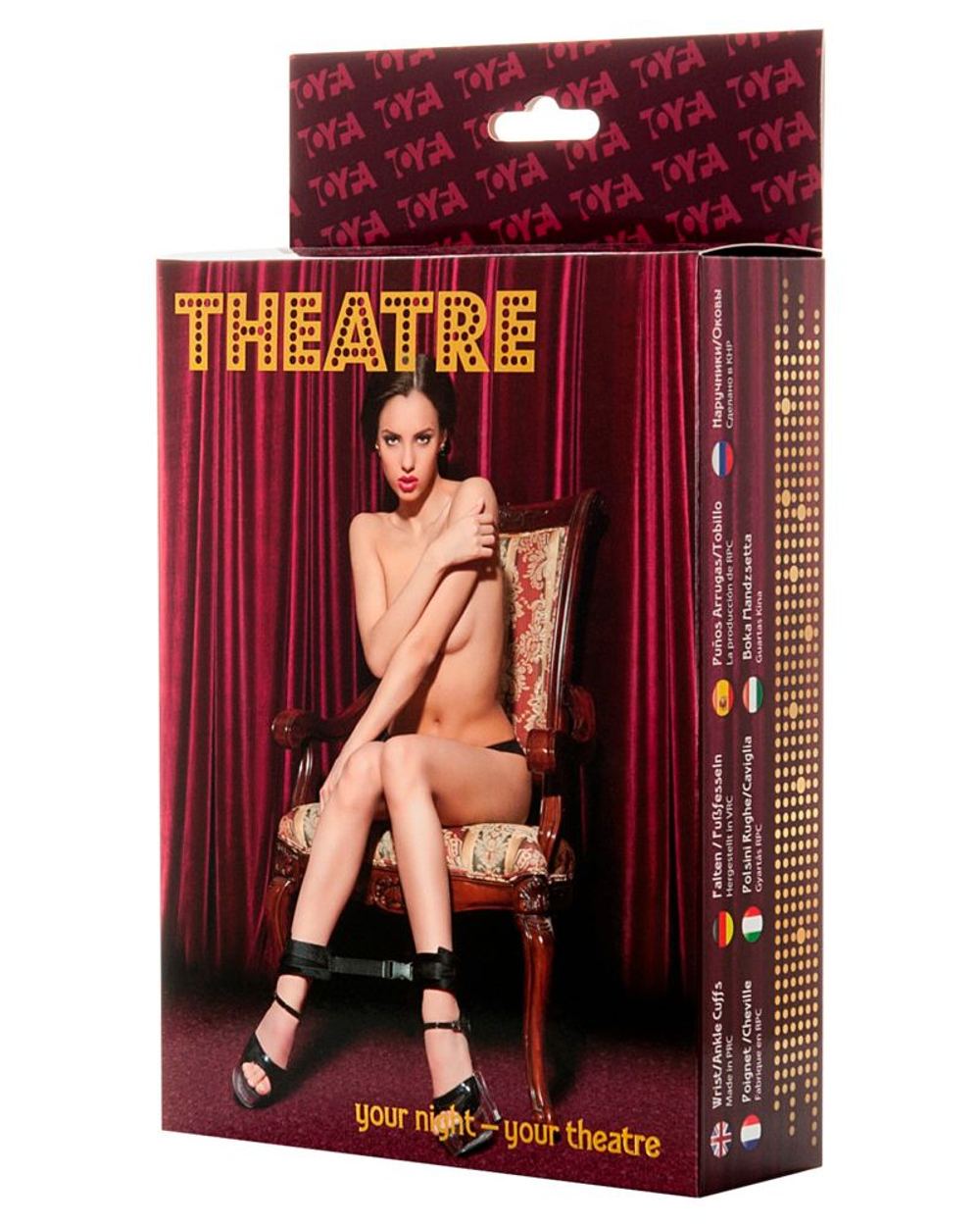 Мягкие оковы ToyFa Theatre для фиксации рук и ног