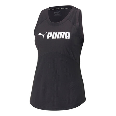 Женская теннисная майка Puma Fit Logo Tank Top Women - Black