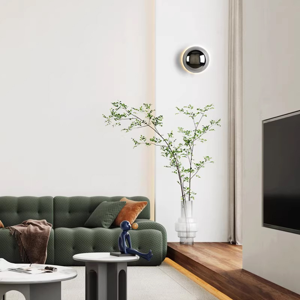 Wall design lamp Eclips Sun