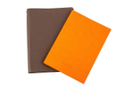 Notebook DAILY genuine leather orange color
