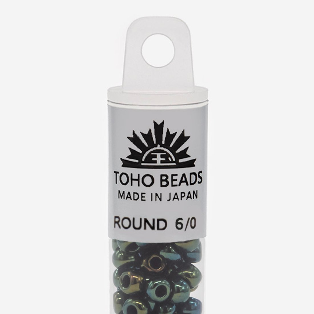 Японский бисер TOHO Round 6/0 (№84), металлизированный, непрозрачный глянцевый