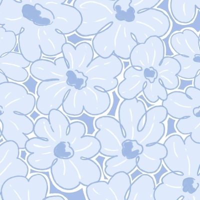 Голубые цветы