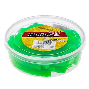 Виброхвост несъедоб. Varuna 4,33'/11см Electric green 30шт. (HS-35-007-N-30) Helios