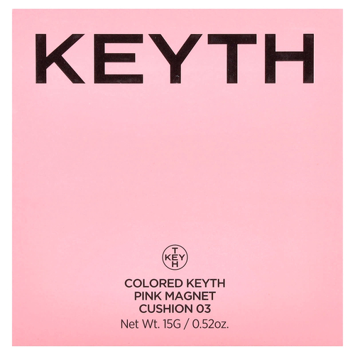 KEYTH, кушон, розовый магнитный, кушон, оттенок 03 бежевый, 15 г (0,52 унции)