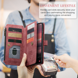 Многофункциональный чехол-кошелек CaseMe 3 in 1 Matte Wallet для Samsung Galaxy S25 Edge