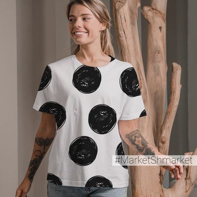 Футболка женская стандарт с принтом 