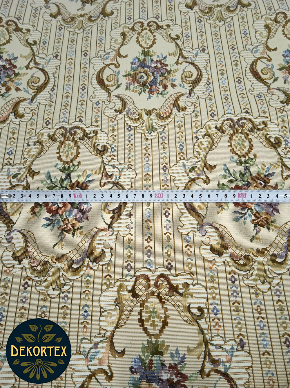 Мебельная ткань гобелен на отрез "12 стульев" (ширина 160 см) цена за п/метр