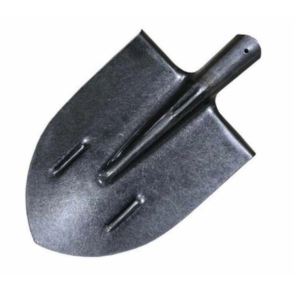 Лопата штыковая "Рельсовая сталь" с ребрами жесткости