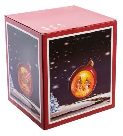 XM-801 Музыкальный новогодний шар с подсветкой