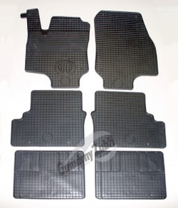 Коврики салона Gumarny Zubri для Opel Zafira A (6ч.) -05 резиновые. Артикул ST 32-00086