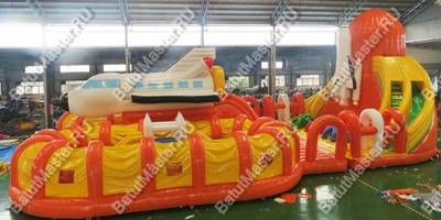 Большой батут "Ракета", 20*15*7 м