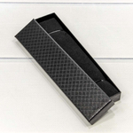 Коробка Ювелирная 20х4.5х2.7 см "Ромбики" (Черный)