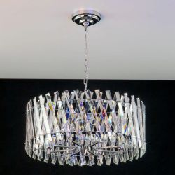 Citilux Ингвар CL334281 Люстра подвесная хрустальная Хром