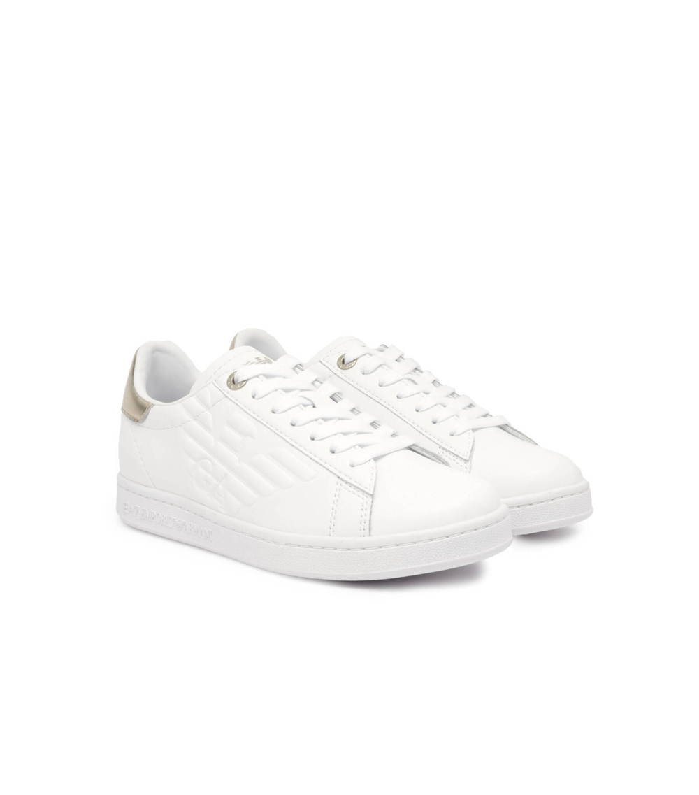 Кожаные кроссовки EA7 - белый(X8X001 XCC51)