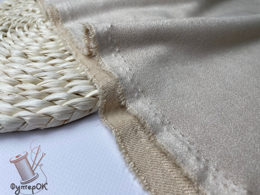 Футер 2-н петля с замшевым эффектом КОФЕ С МОЛОКОМ