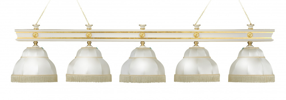 Лампа Моцарт 5 плафонов - ясень