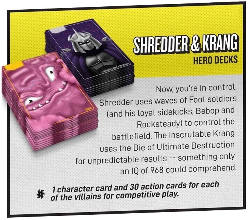 [Предзаказ] Adventures: Teenage Mutant Ninja Turtles - Hero Decks (Shredder and Krang)