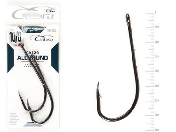 Крючки Cobra ALLROUND CA129  №10/0, 2 шт.